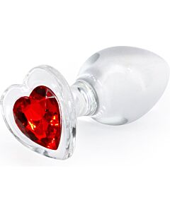 Cuore Magico di Cristallo Rosso