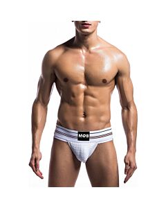 Jockstrap feticcio classico bianco largo - Sexy Shop
