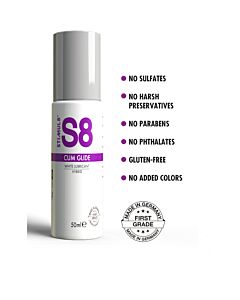 S8 Hybrid Cum Glide 50ml - Lubrificante ibrido progettato per imitare il seme.