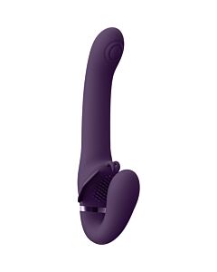SATU - DONG STRAPLESS VIBRANTE A ONDE PULSE - VIOLA