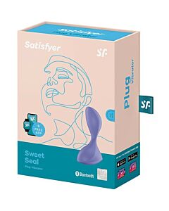 Satisfyer Sweet Seal Plug Vibratore App Viola - Sex Shop Online