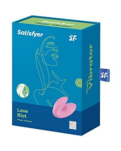 Satisfyer Love Riot Vibratore a Dito Rosa - Potente e Versatile