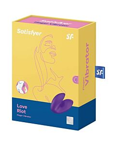Satisfyer Love Riot Vibratore per Dito Viola - Potente e Versatile