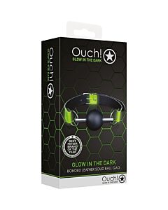 Ahi! Ball Gag Fluorescente - Glow in the Dark