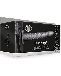 Ouch! Strap-On Cavo Intrecciato Metallico 8''/20 cm