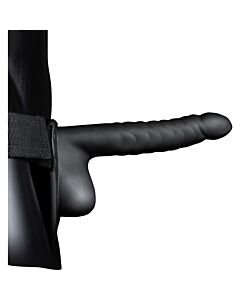Ouch - Cintura Cava con Testicoli - 8''/21 cm - Nero