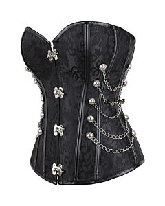 Corset Odile Nero PVC 6XL