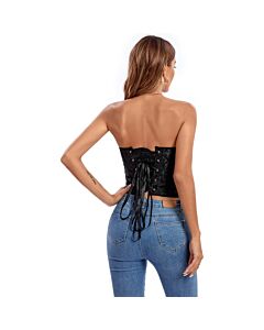 Corset PVC con Stecche d'Acciaio XL