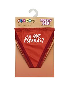 Tanga Divertente Rossa