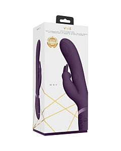 Vibratore doppio con coniglio PulsoWave