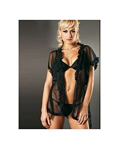 Microtulle Rosso: Vestaglia Seduzione