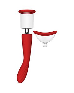 Stimolatore Doppia Aspirazione-Vibrazione Red Sensation