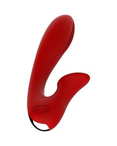 Vibratore Clitoride Rosso Dual
