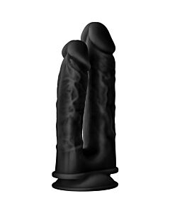 Dildo Doppio RealFeel - Nero
