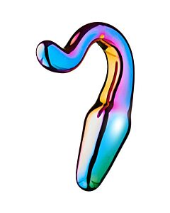 Tappo Anale Coda di Vetro Lucido 10,5 cm