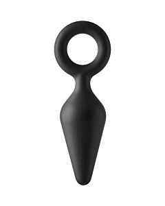 Fantastico Anello Plug - Silicone Nera