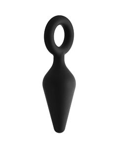 Fantastico Anello Plug - Silicone Nera