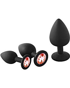 Kit Fantasia Anale Ruby - 3 Tappi