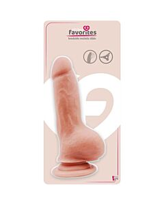 Dildo flessibile FlexiReal da 18cm - Piacere Flessibile
