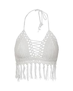 Bikini Bianco Tessuto Sexy