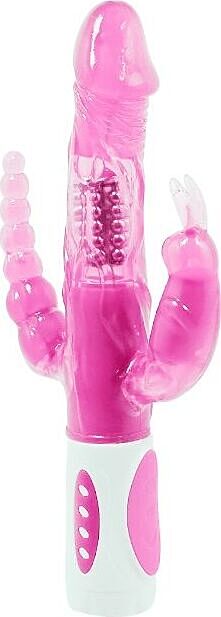 Vibratore Tri-Bunny Rotante