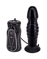 Spina di spinta di piacere vibrador - negro