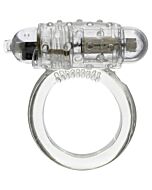 Anello in silicone con vibratore trasparente