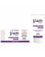 Crema stimolante femminile v-activ calda