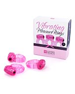 Loverspremium - anelli piacere 3 pezzi rosa
