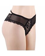 Mutandine di pizzo floreale lingerie Queen s / m