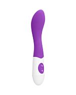Piega vibratore in silicone viola