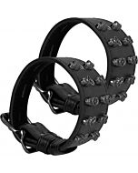 Ahia! teschi e ossa - manette con teschio - nero