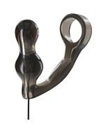 Spina di forza lavoro con anello per pene e manopola trasparente