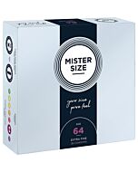 Mister size 64mm - pack de 36 preservativos