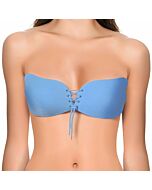 Reggiseno autoadesivo senza spalline liscio invisibile - blu
