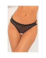 Squisito fondo con spacco trappola - nero