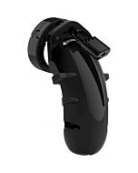 Dispositivo di castità e-stim - nero