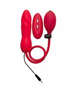 Ouch vibratore gonfiabile per pene in silicone rosso 14 cm
