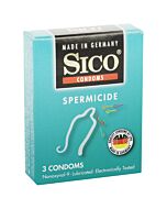 Preservativi Sico preservativi con spermicida 3 unità