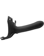 Pene in silicone Zoro 16,5 cm con imbracatura nera
