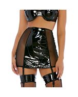 Gonna double take falda mini negro