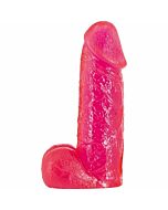 Pene realistico con testicoli - 15 cm - rosso
