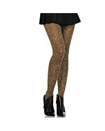 Calze lurex trasparenti nero / oro Leg avenue