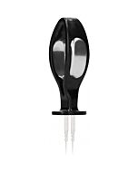 E-stim plug vuoto extremo negro