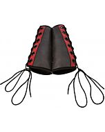 Polsini con guanto di zafferano - manette da prigioniero - rosso