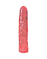 Pene traslucido jr dong 19cm rosso