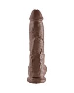 Pene Realistico Re Marrone 25,4cm.