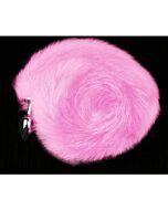 Plug plata con cola - rosa