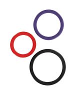 Tripli anelli multicolor