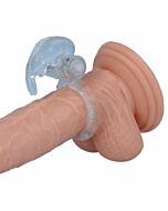 Anello vibrante trasparente intenso